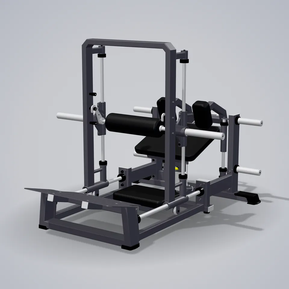 Pendulum Squat A610 — wizualizacja 3D