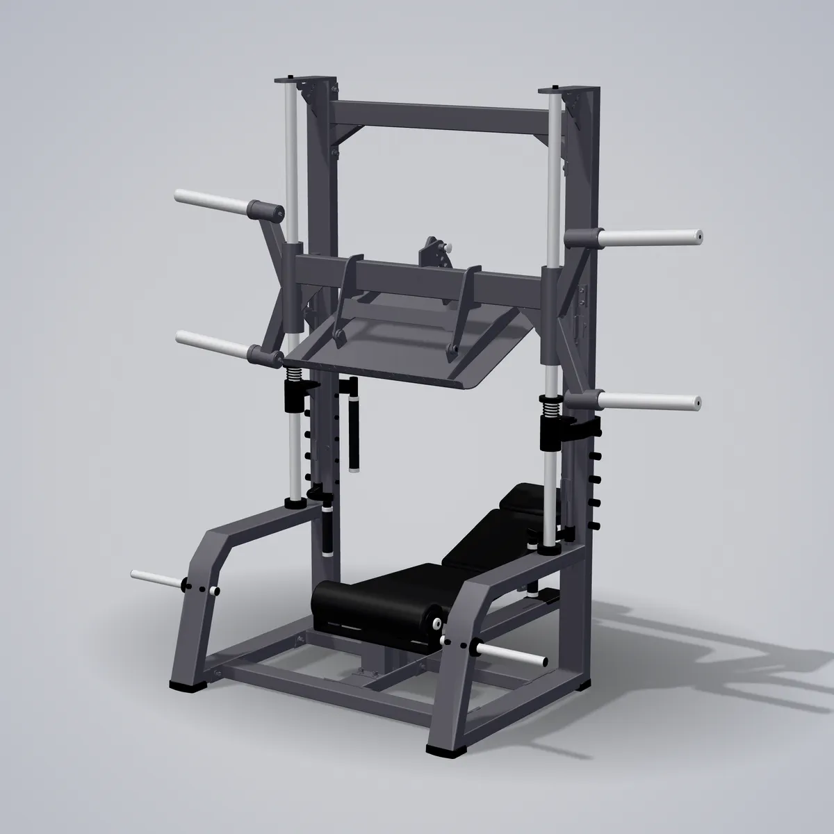 Standing T-Bar Row A617 — wizualizacja 3D