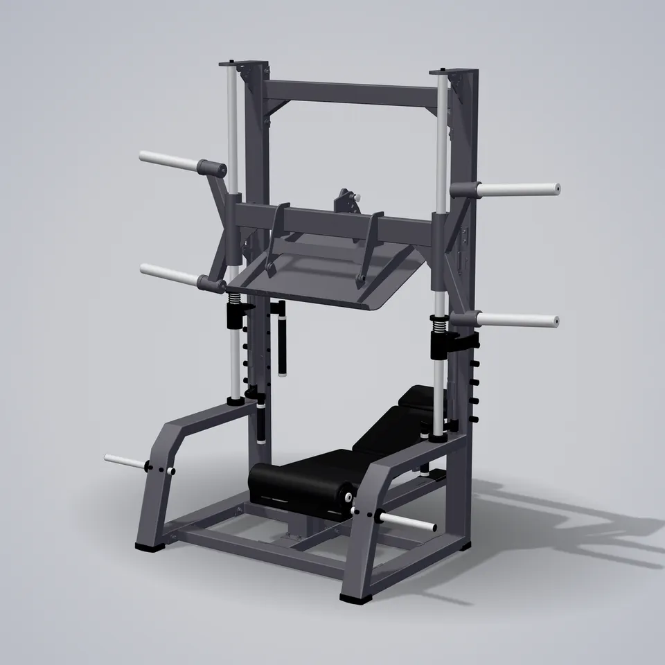 Standing T-Bar Row A617 — wizualizacja 3D