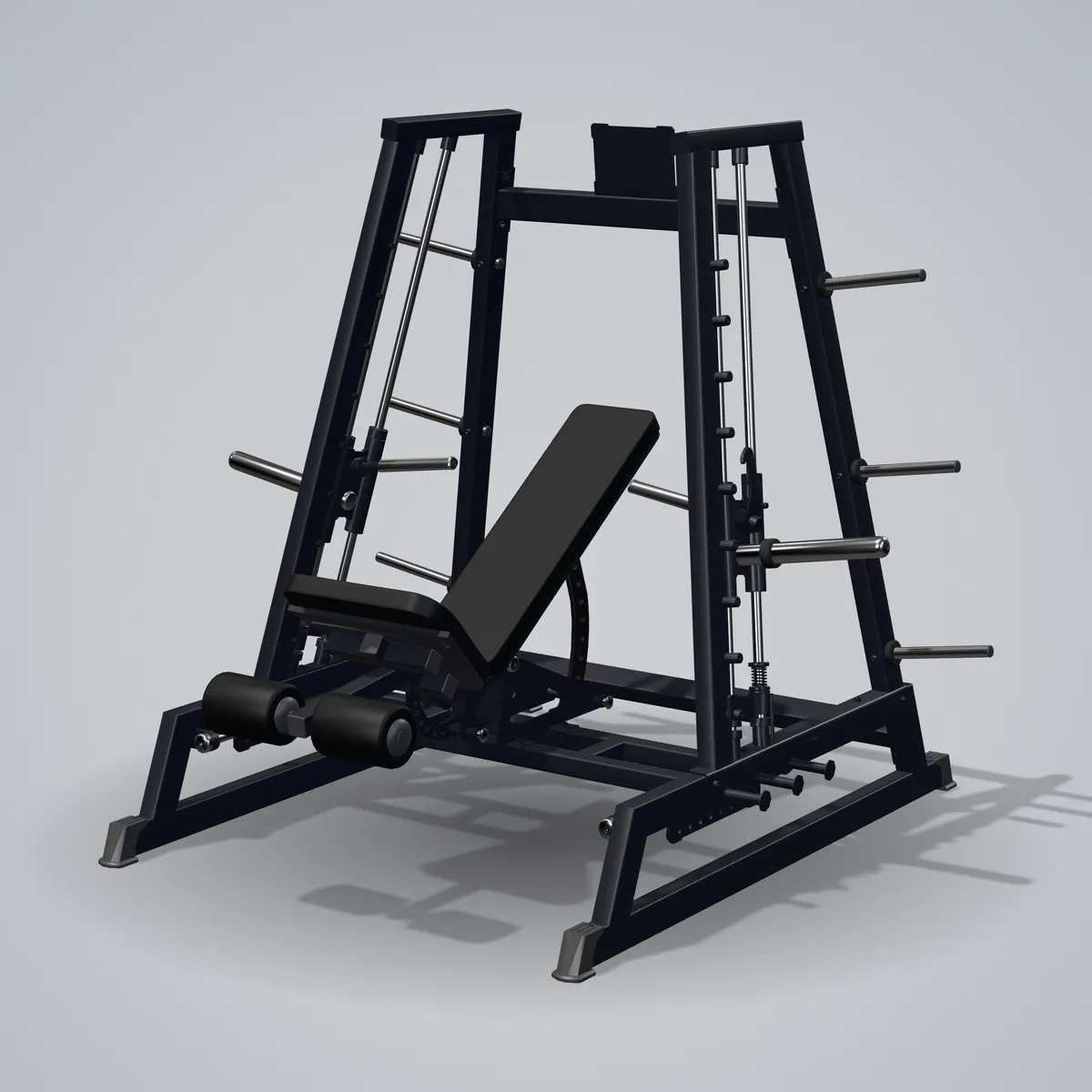 Power Smith Machine Dual System Upper D602 — wizualizacja 3D