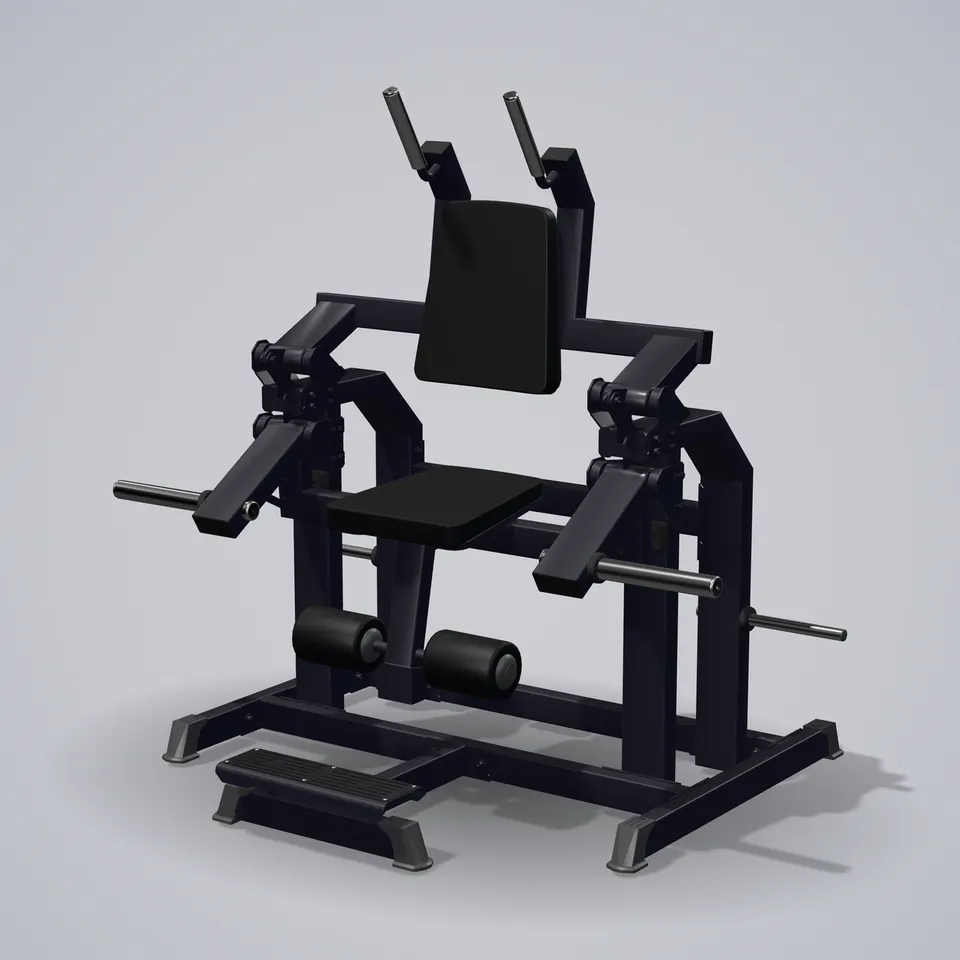 Abdominal Crunch D604 — wizualizacja 3D