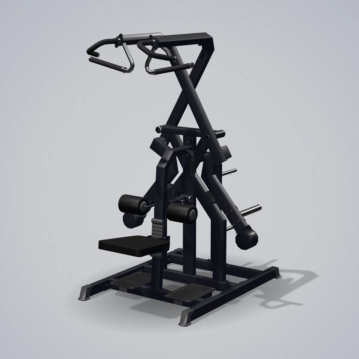 Circular Lat Pulldown D610 — 3D visualization