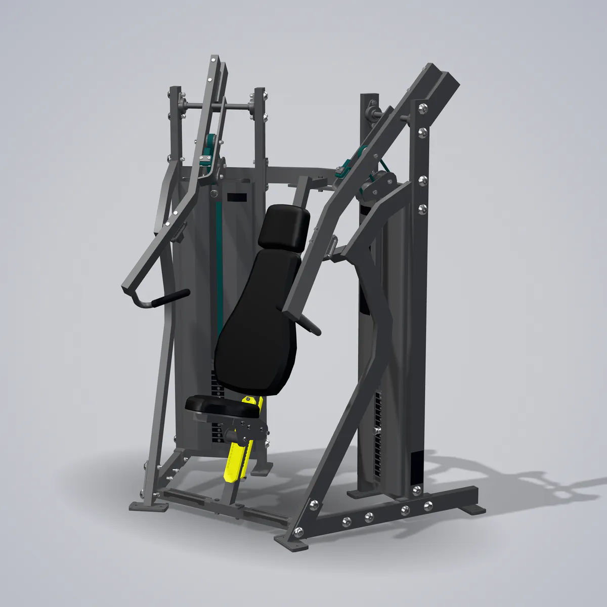 Chest Press PM2038 — wizualizacja 3D