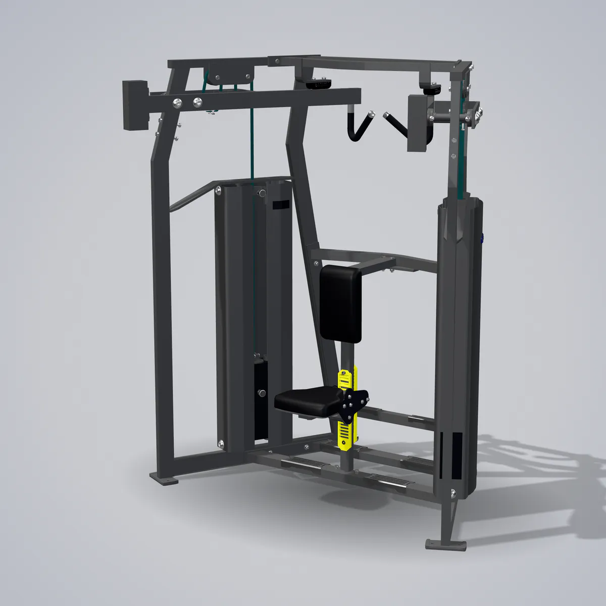 High Row PM2045 — 3D visualization