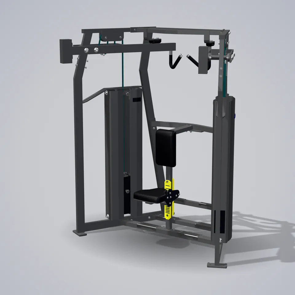 High Row PM2045 — 3D visualization