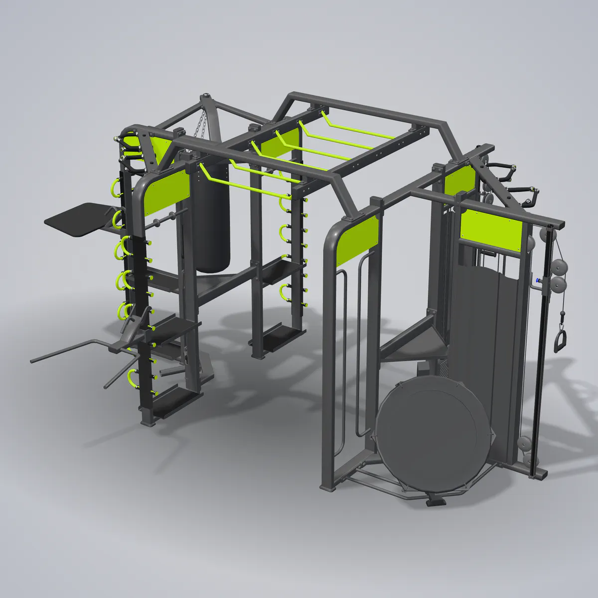 Group Training E360G — 3D visualization