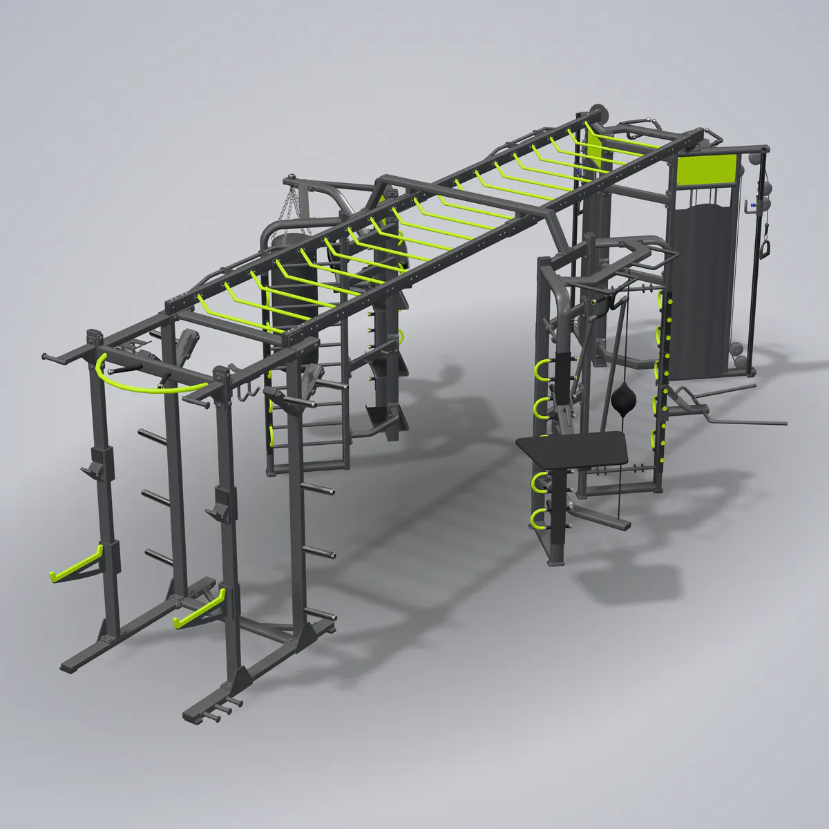 Group Training E360H — 3D visualization