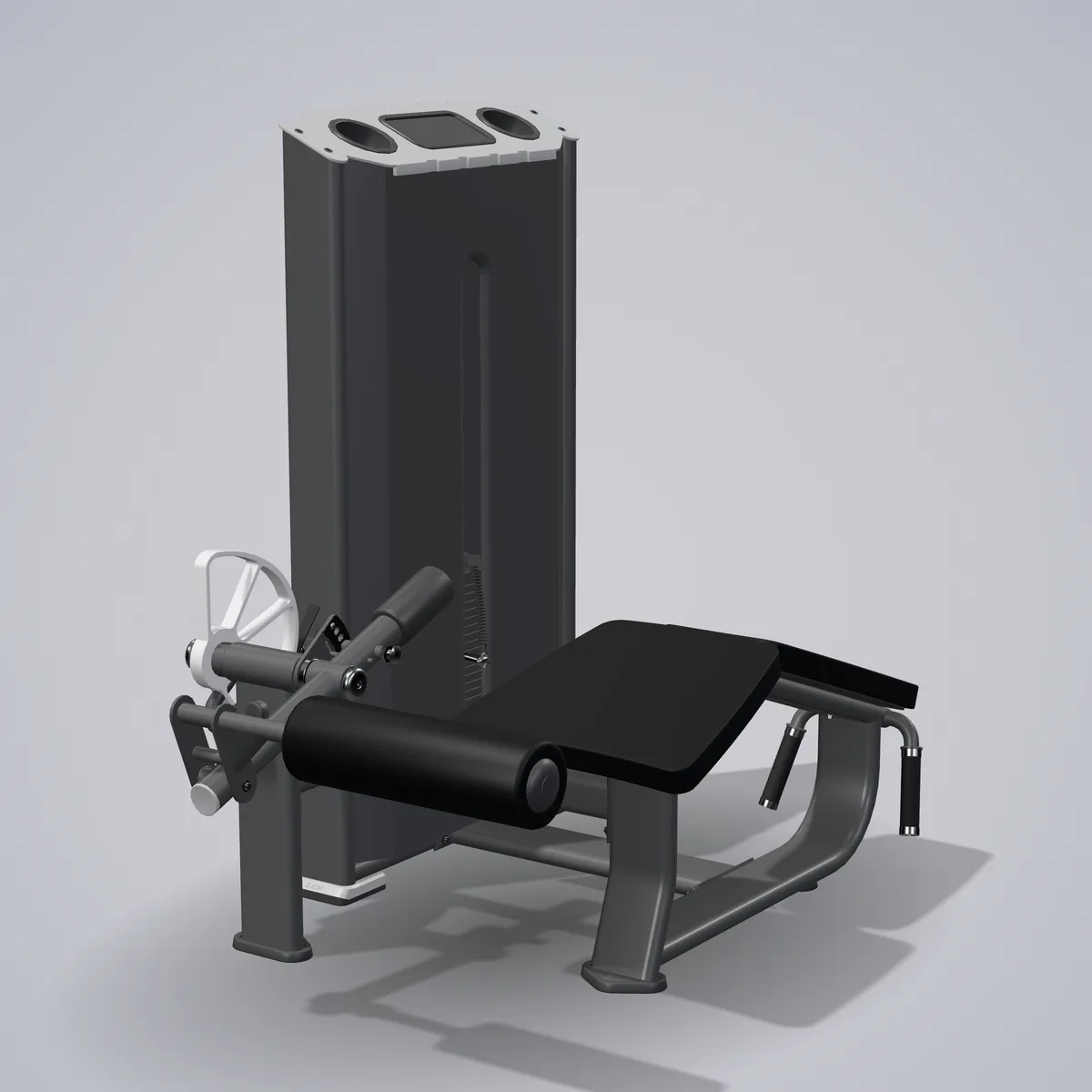 Prone Leg Curl E7001A — 3D visualization