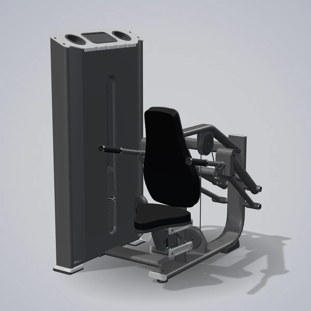 Seated Dip E7026A — 3D visualization