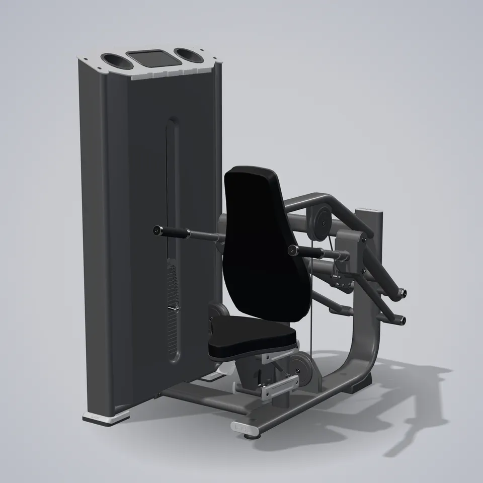 Seated Dip E7026A — 3D visualization
