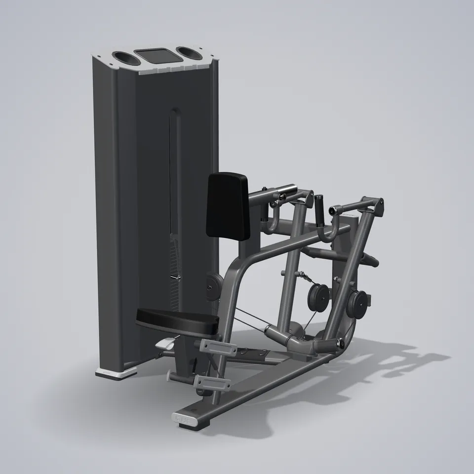Vertical Row E7034A — 3D visualization