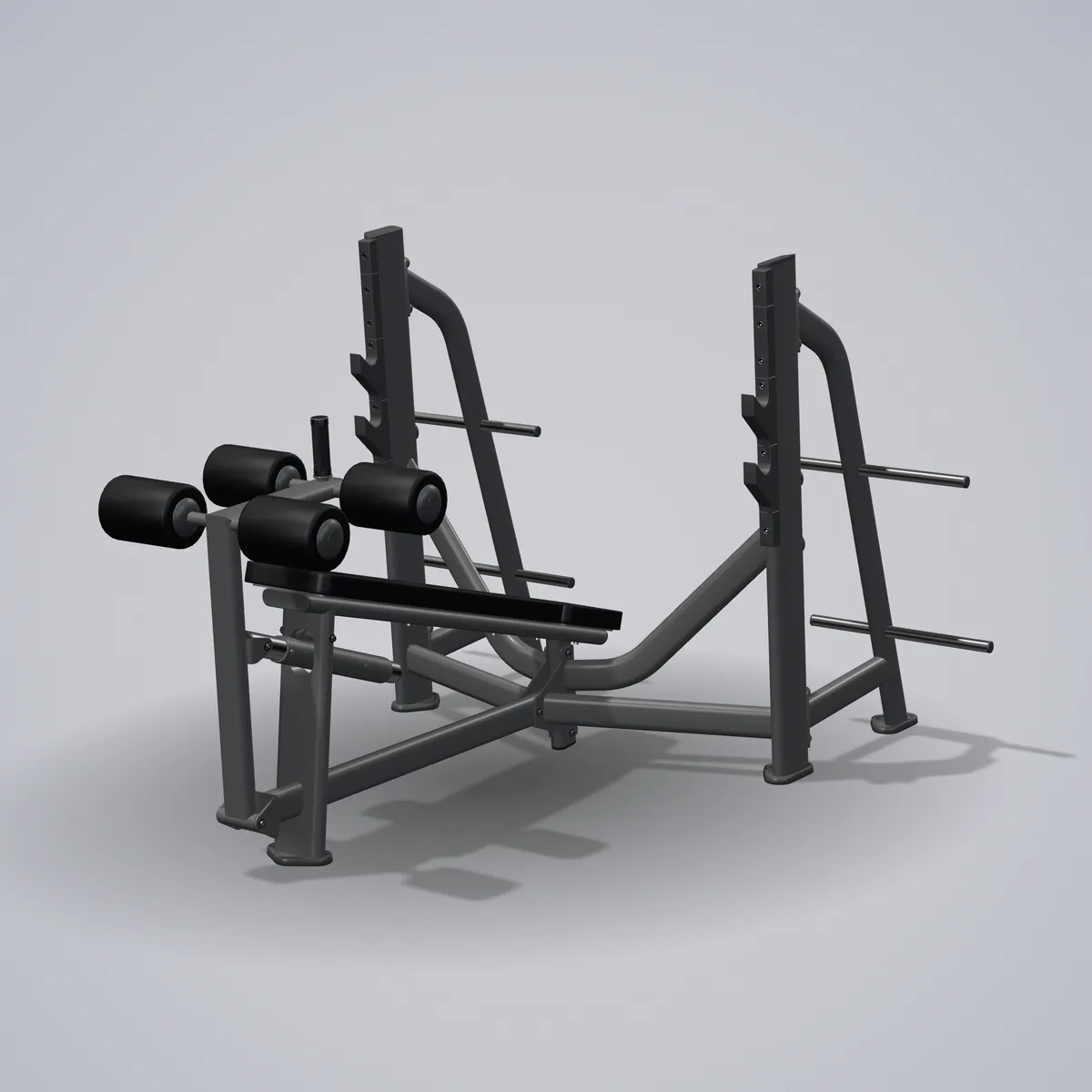 Olympic Bench Decline E7041 — wizualizacja 3D
