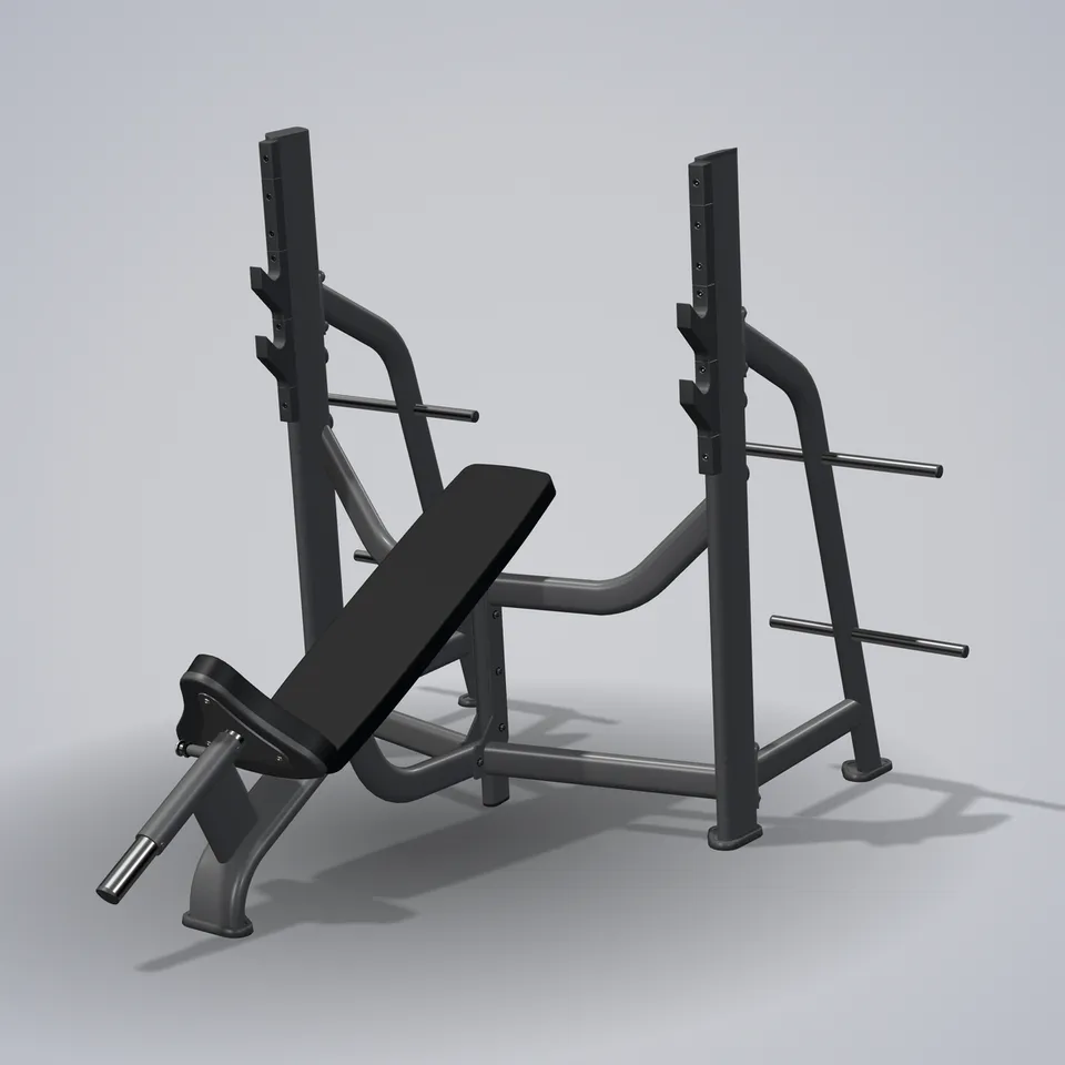 Olympic Bench Incline E7042 — 3D visualization