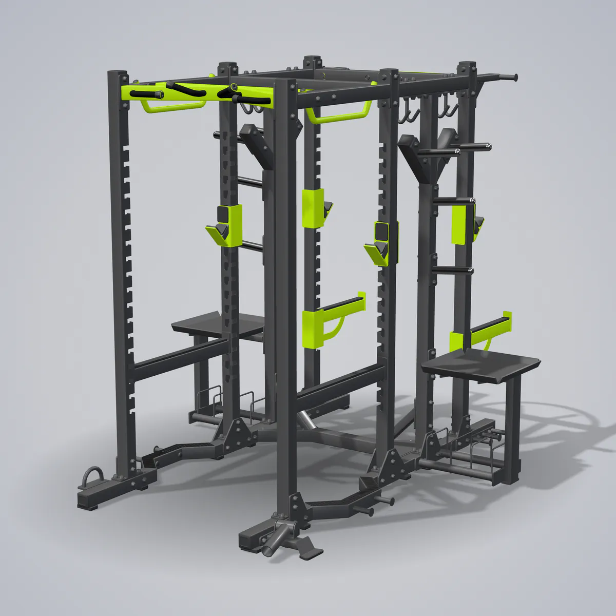 Combo Rack E6223 — 3D visualization