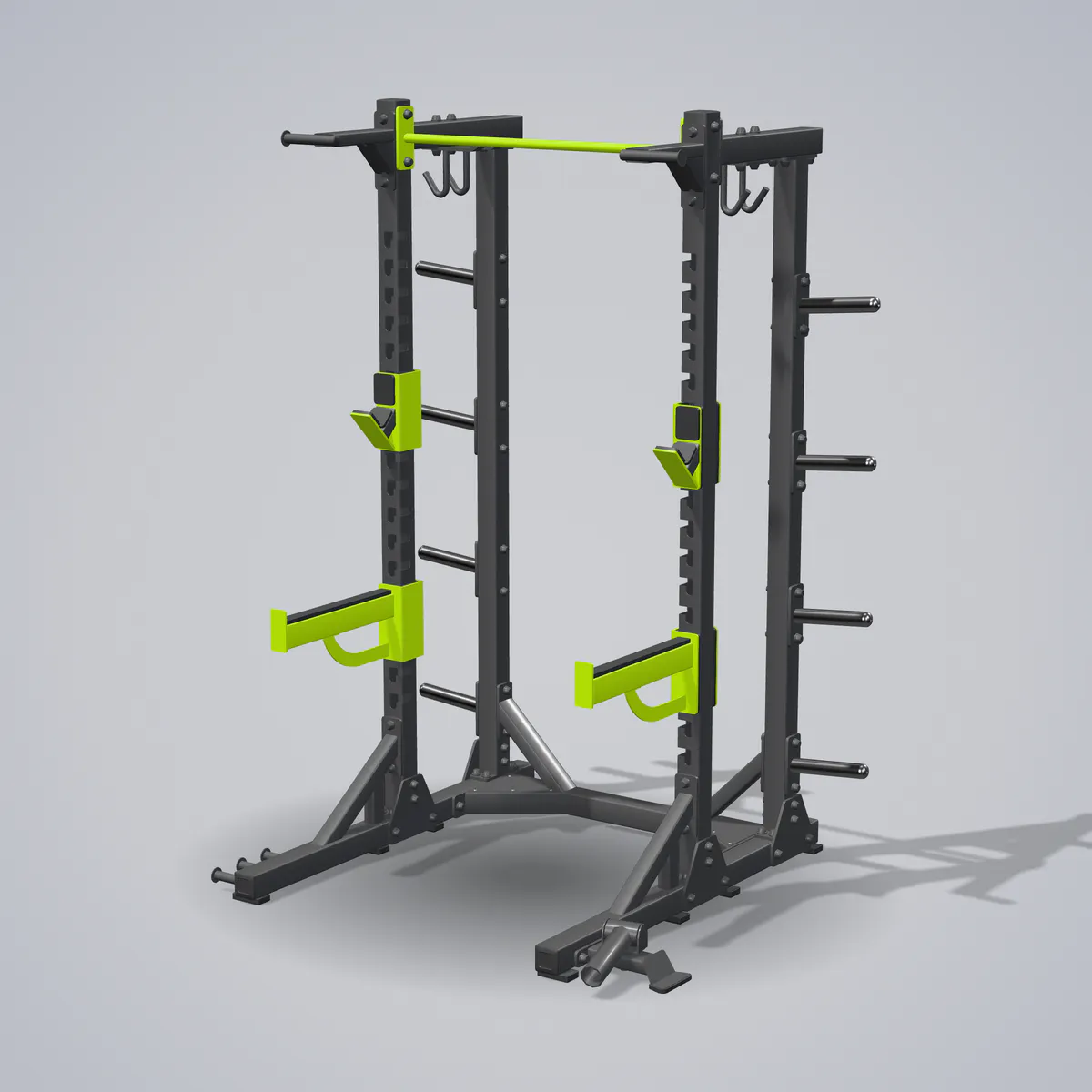 Half Rack E6227 — 3D visualization