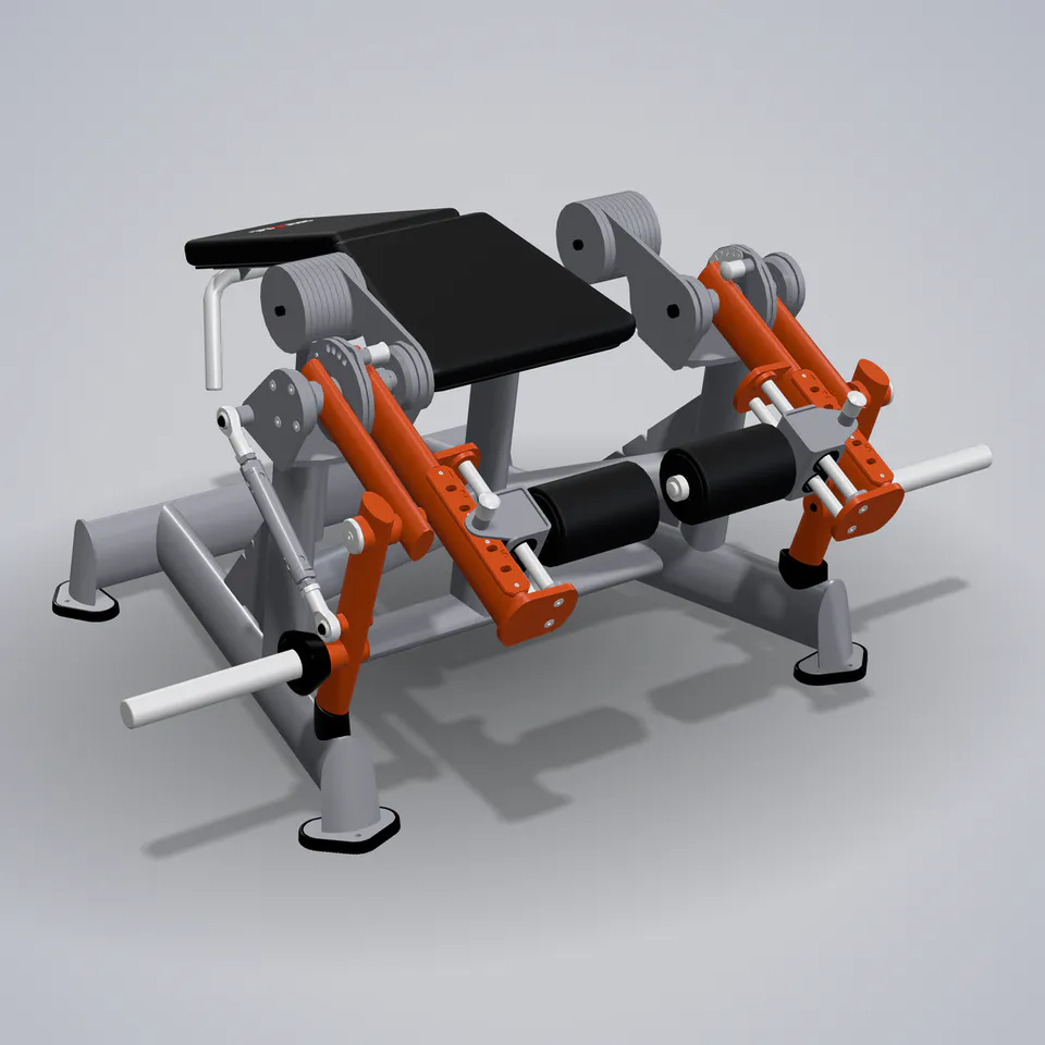 Alternate Leg Curling T907 — wizualizacja 3D