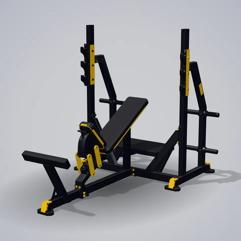 Olympic Incline Bench Y971ZAG — wizualizacja 3D