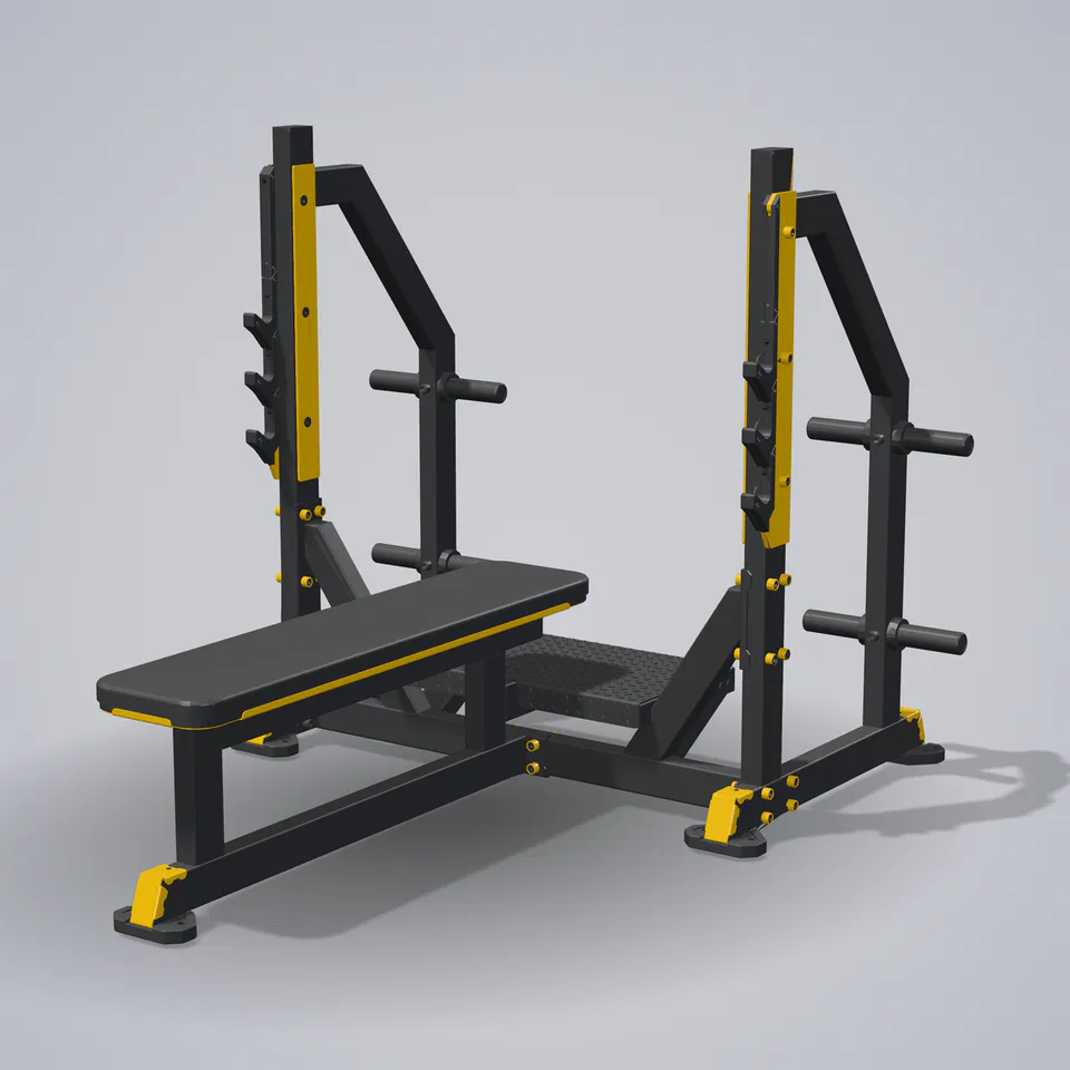 Olympic Flat Bench Y972ZAG — wizualizacja 3D