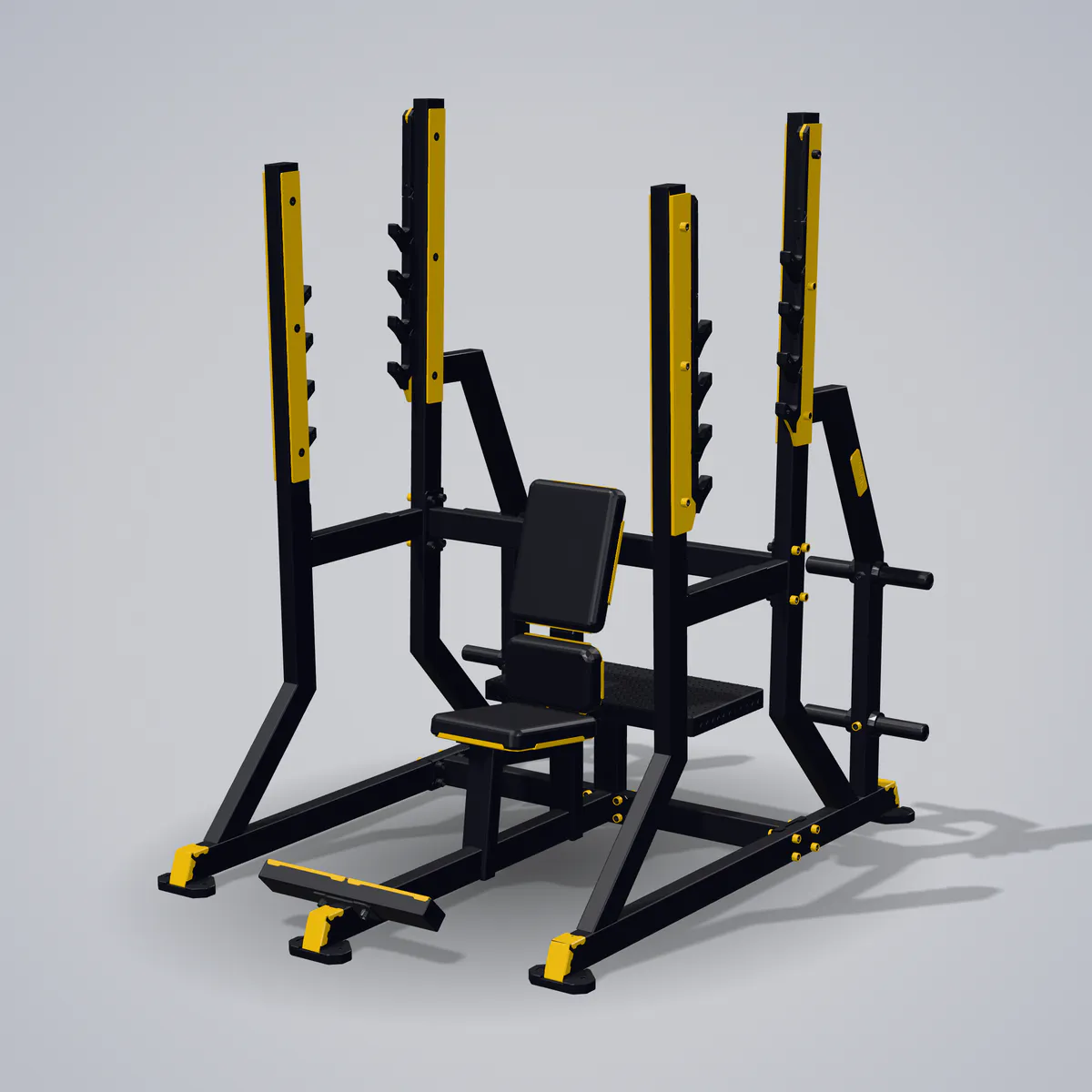 Olympic Military Bench Y974ZAG — 3D visualization