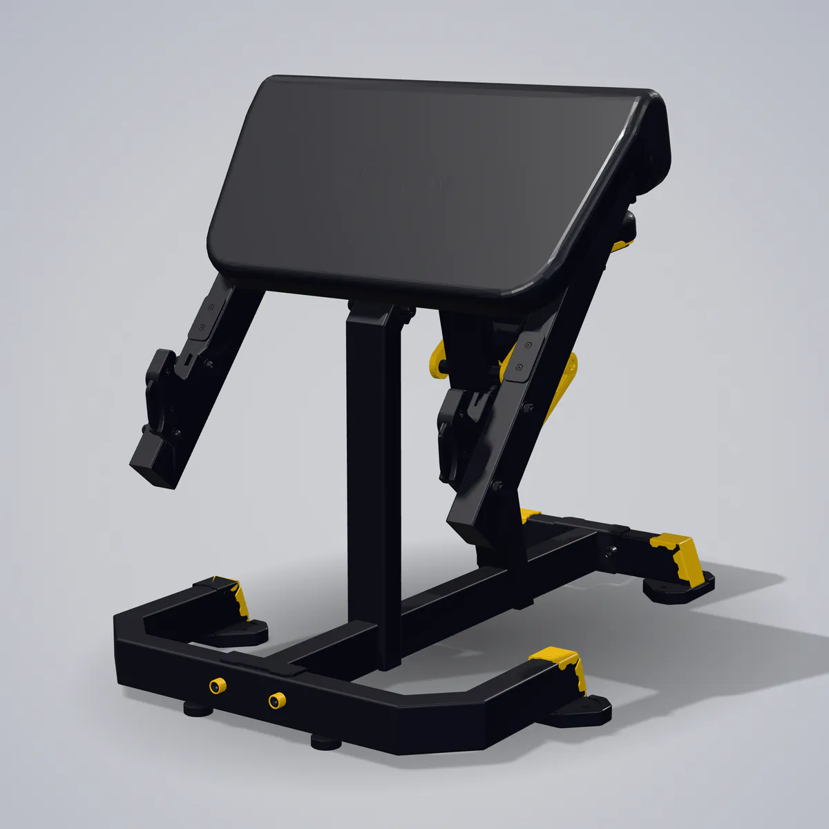 Seated Preacher Curl Y976ZAG — wizualizacja 3D