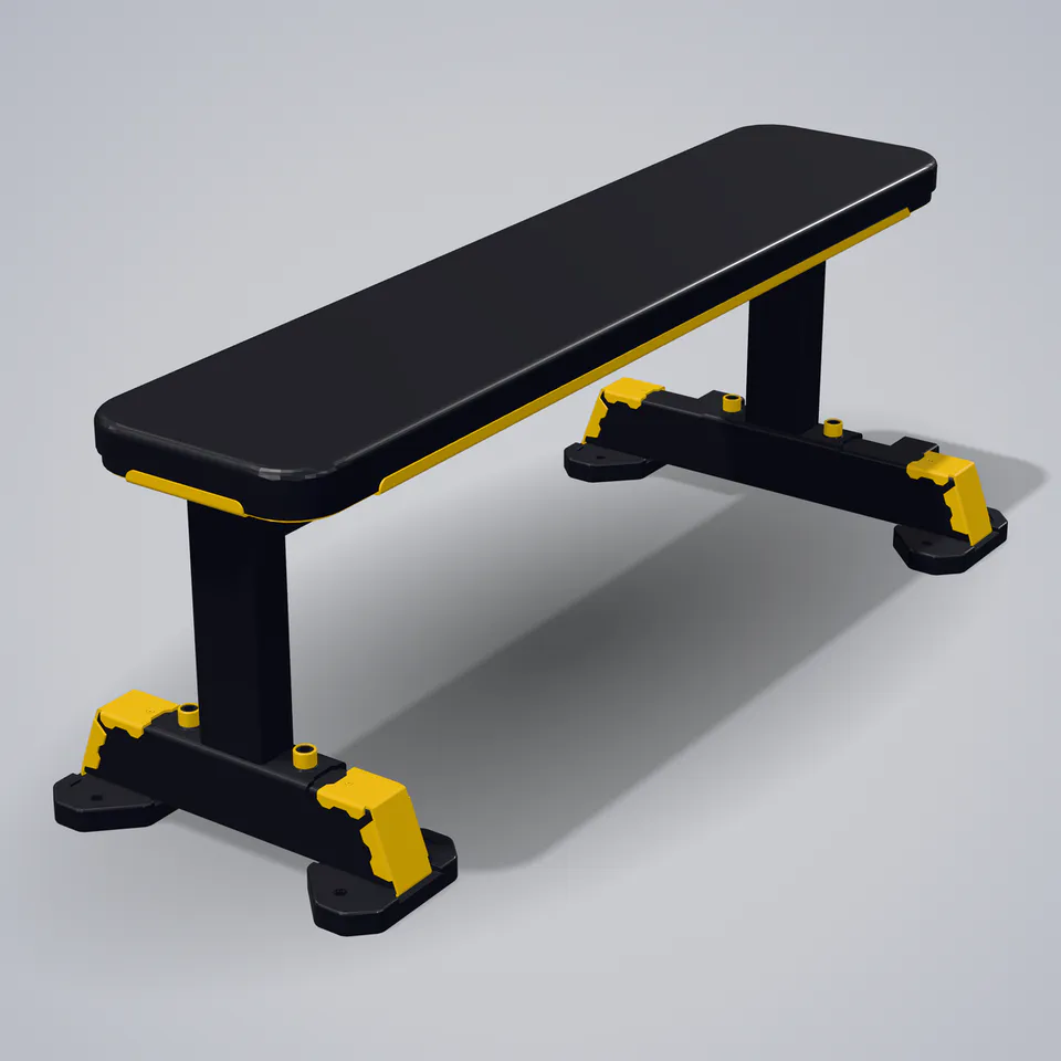 Flat Bench Y980ZAG — wizualizacja 3D